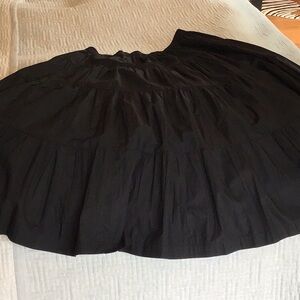 J. Crew Black  Midi Skirt